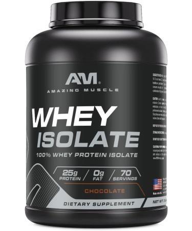 Whey Protein Isolate Powder - 25g Protein Zero Fat 100% Whey Isolate Made in USA - 5lb Chocolate Flavor - Buy Online on GoSupps.com