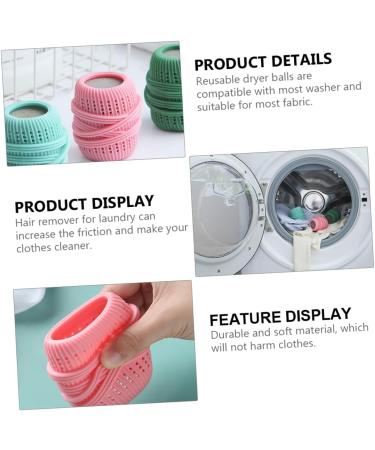minkissy 9 Pcs Washing Machine Laundry Ball Washer Dryer Washing Laundry Balls for Removal Washing Machine Laundry Washing Balls Substitute Anti-tangle Tpe 7x4.5x4.5cmx3pcs Random Colorx3pcs - Buy Online on GoSupps.com