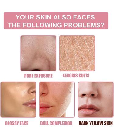  CeFoney Face Makeup Gel Cream Heat Shrink Pore Cream Moisturizing Base Gel for Matte Base Makeup Oil Control and Smooth Fine Lines - Buy Online on GoSupps.com