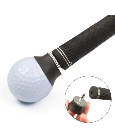 Devikka Golf Ball Pick Up Retriever - Suction Cup Grabber for Putter Grip | Black Golf Accessory - Buy Online on GoSupps.com