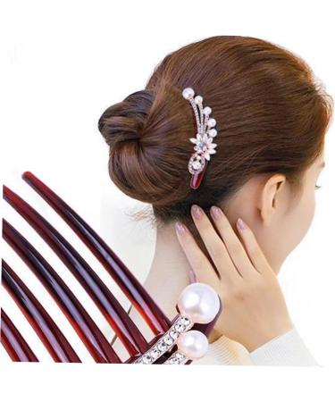 minkissy Accessories Pearl Hair Comb wedding hair comb rhinestone headpiece crystal hair comb bride headpiece hair combs bride hair comb bride hair accessories pearls hair comb Comb - Buy Online on GoSupps.com