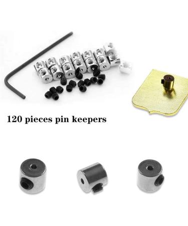 120 Pcs Pin Locks with Wrench - Sliver Locking Pin Keepers 6x5mm - Buy Online on GoSupps.com