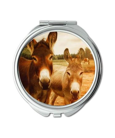 YENDOSTEEN Mirror makeup mirror agriculture animal photography animals pocket mirror portable mirror