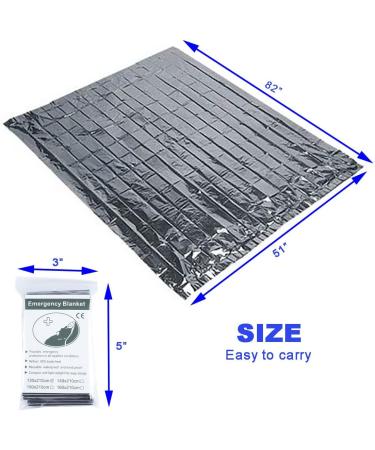 COTOUXKER Emergency Blankets - Reflective Mylar Thermal Blanket for Outdoor Camping and Hiking - Buy Online on GoSupps.com