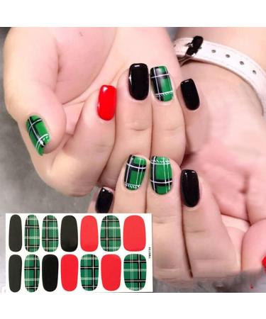 dijiusidy Nail Art Stickers Self-Adhesive Fingernail Decal with Strap Glue DIY Art Decor Full Cover Manicure Kits for Women Girls YMX199 - Buy Online on GoSupps.com