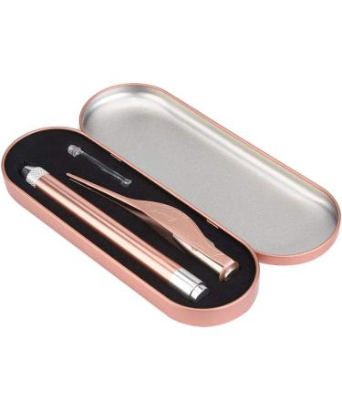 Premium Ear Wax Removal Tool Kit with Light - Stainless Steel Ear Cleaning Set Ear Picks & Tweezers (Rose Gold) - Shop Now - Buy Online on GoSupps.com