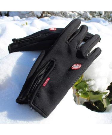 Buy Windproof Touchscreen Gloves for Men & Women - Perfect for Outdoor Activities Camping & Hiking | Slippery Black Design for Autumn & Spring - Buy Online on GoSupps.com