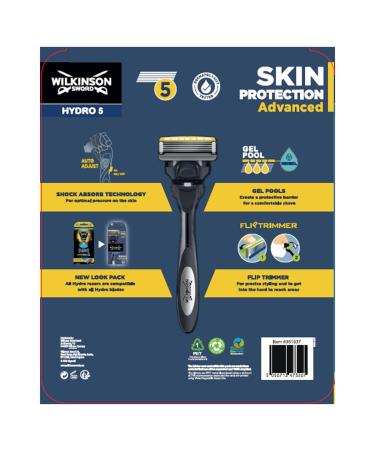 Wilkinson Sword Hydro 5 Blades - 1 Handle & 9 Men's Razor Blades | Premium Quality Direct Shipping Worldwide - Buy Online on GoSupps.com