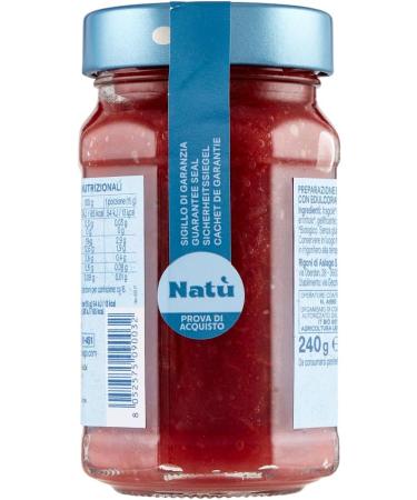  Italian Gourmet E.R. Rigoni di Asiago Nat Fragole Organic Strawberry Jam without Added Sugar 240g + Tomato Pulp Italian Gourmet Tomato Pulp 400g Box - Buy Online on GoSupps.com