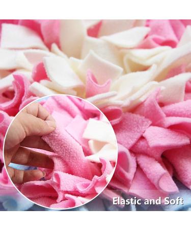 Sniffing Carpet Dog Smell Training Mat | Ieuumler 45x45cm | Blue & Pink | Ideal for Pet Dogs & Cats - Buy Online on GoSupps.com