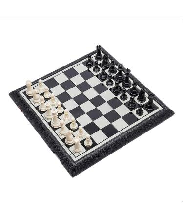 Chess Set Folding Magnetic Plastic Chess Set Fun Board Game for Beginner Family Party Board Game (Size : 41cm) (41cm)