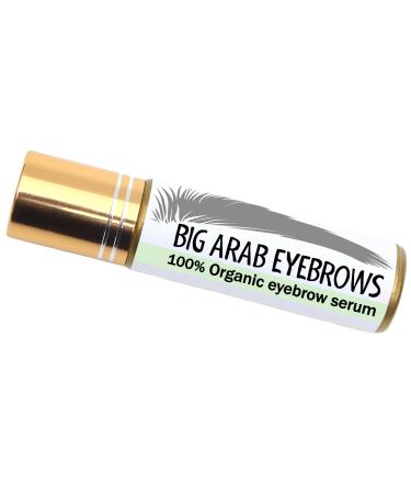 Big Arab Eyebrows Organic eyebrow serum / 100% Natural/Olive leaf/Argan/Black Castor oil // Made in Canada - Muslim Cosmetics - Big Arab Eyebrows Serum 10ml