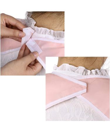 BTSKY 4 Pcs Waterproof Reusable Adult Bibs - Mealtime Protector Bib Set with Crumb Catcher in Pink, Beige, Blue, and Green - Buy Online on GoSupps.com