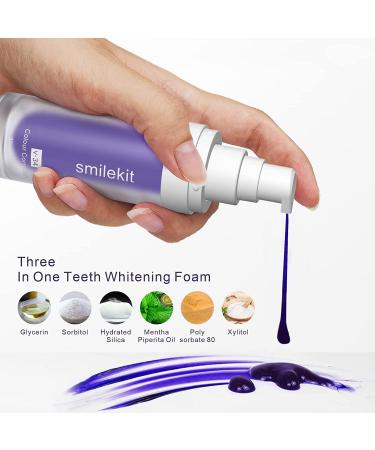 Purple Teeth Whitening Booster - Stain Removal & Yellowing Reduction - 30ml - Buy Online on GoSupps.com