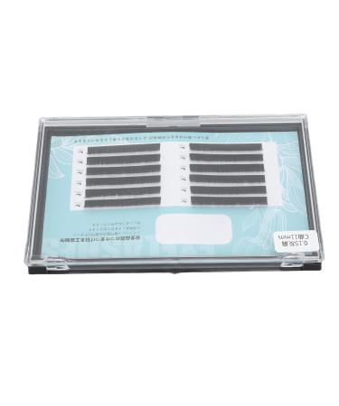 Grafted Fake Eyelashes DIY Lash Extension Dense 6 Pair Comfortable Soft for Makeup (11mm 0.15mm Thick)