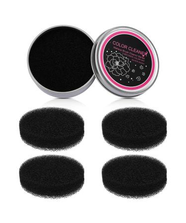 Homo trends make-up brush cleaner 1 x make-up brush cleaning box and 4 x make-up brush cleaning sponge for make-up brushes quick drying cleaning lazy artifact.