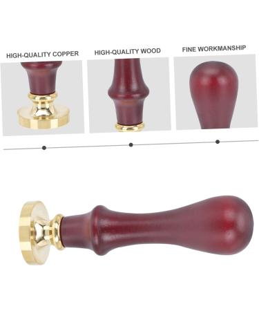 LALADEFIEE 1pc Dispensing Plate Tool Makeup Applicator Package Vintage Stamps Stamper Wooden Handle 1 count (Pack of 1) Brown - Buy Online on GoSupps.com