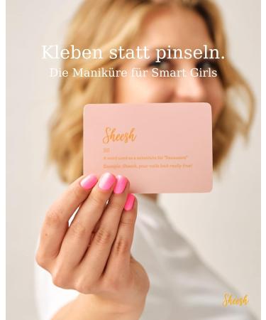 Sheesh Palm Springs Pool Party Nail Cack | 26 Self-Adhesive Nail Foils for Perfect Home Manicure | Trendy Nail Wraps & Premium Polish Foils - Buy Online on GoSupps.com