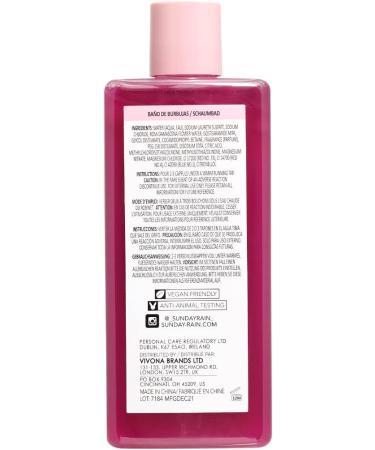 Sunday Rain Reviving Rose Oil Bubble Bath - Hydrating Luxury with Vitamin A, Antioxidants & Fresh Rose Petals - 450ml - Buy Online on GoSupps.com