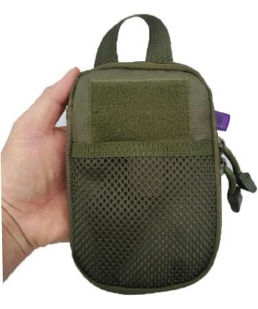 Clispeed 3ST Emergency Pocket Survival Bag - Empty First Aid & Medication Storage (3pcs) - Travel Medical Care Bag 17x11cm in Army Green - Buy Online on GoSupps.com