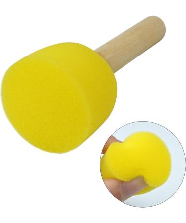 Pistha 20 PCS Round Sponges Brush Set - Yellow Kids Painting Tools, DIY Sponge Stippler Set in 4 Sizes - Buy Online on GoSupps.com