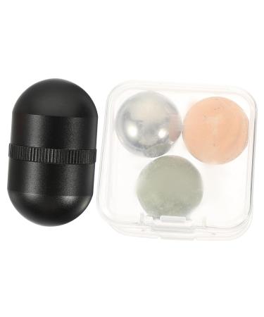 Fomiyes Volcanic Stone Facial Roller - 2 Pack Eye Massage & Beauty Roller for Tension Relief | Premium Jade Scooter for Radiant Skin - Buy Online on GoSupps.com