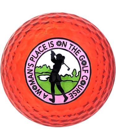 Navika Golf Balls - Golf Chicks Combo 6 Pack - Golfaholic Women's Golf Course Must-Have - Buy Online on GoSupps.com