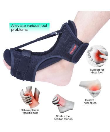 Plantar Fasciitis Night Splint + Bonus Massage Ball for Effective Relief - Buy Online on GoSupps.com