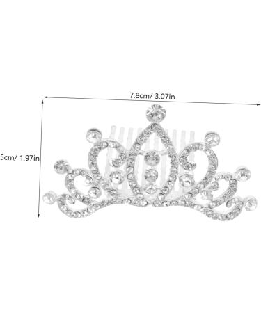 FRCOLOR Tiara Crown for Children Girls with Combs Children's Tiara Mini Comb Combs for Children Hair Comb with Rhinestone Girls Combs for Prom Children's Tiara Girls Combs Small Crown Mittel  - Buy Online on GoSupps.com