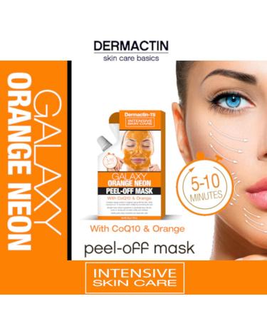 Buy Galaxy Orange Neon Peel Off Facial Mask with CoQ10 - Refreshing Skincare | 1.76 oz - International Shipping Available - Buy Online on GoSupps.com