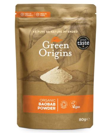 Green Origins Organic Baobab Powder Raw 80g