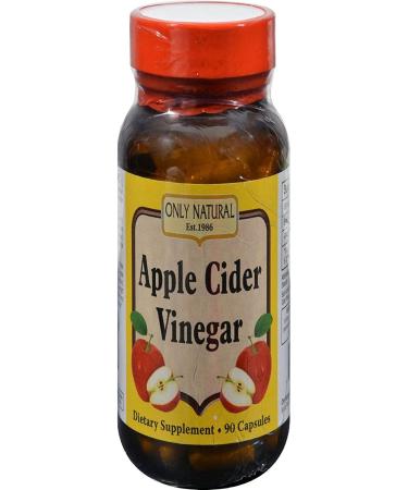 Pure Apple Cider Vinegar Capsules - 500mg, 90-Count - Buy Online on GoSupps.com