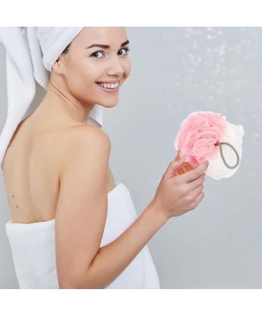 Beaupretty Ice Cream Shaped Bath Sponge | Exfoliating Shower Loofah | Soft Mesh Body Scrubber | Assorted Colors - 12x11cm - Buy Online on GoSupps.com