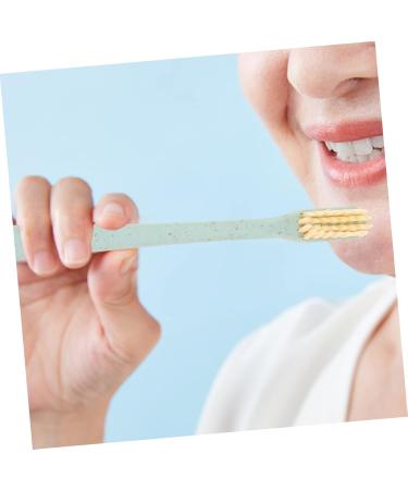 KOMBIUDA Manual Toothbrush Set - 4 Soft Plastic Brushes for Adults & Travel Includes Tongue Brush - Optimal Oral Care - Buy Online on GoSupps.com