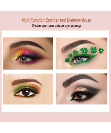 ELESDA 3PCS Angled Eyeliner & Eyebrow Brush Set | Slanted Flat Thin Brushes for Precise Eye Makeup Application - Buy Online on GoSupps.com