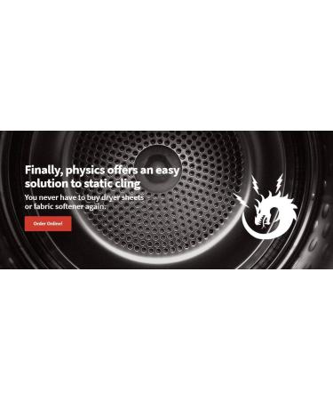 Dryer dragon the anti-static device you leave in the dryer saving on energy ironing and chemicals - Buy Online on GoSupps.com
