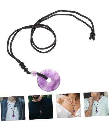 Fomiyes 3-In-1 Healing Crystal Necklace with Safety Buckle Traditional Stone & Coin Design International Shipping Available - Buy Online on GoSupps.com