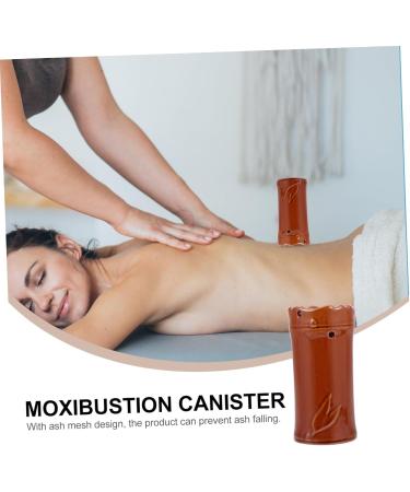 JE COMPRIS Facial Massage Device - Ceramic Smoke-Free Moxa Stick Holder for Moxibustion | Handheld Moxibustion Box - Buy Online on GoSupps.com