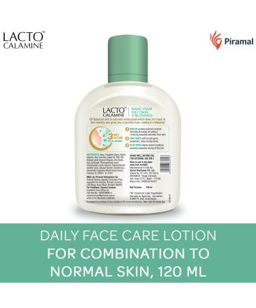 Lacto Calamine Oil Control Face Lotion 120ml- Mattifying Formula - Buy Online on GoSupps.com