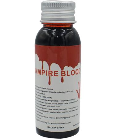 Blood Makeup - 100ml Vampire Blood Gel Realistic Liquid for Special Effects | Washable Costume Prop for Wedding Dress Cosplay Makeup - Buy Online on GoSupps.com