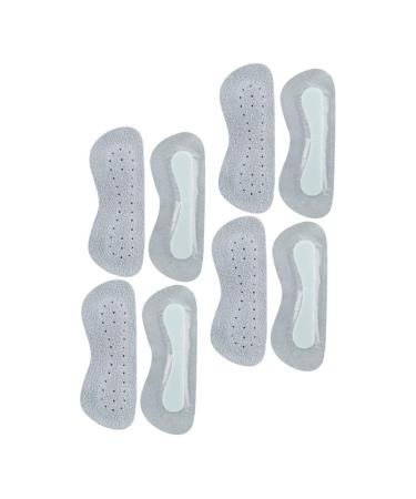 FOMIYES 8 Pairs Anti-wear Back Stickers Anti-wear Kitten Heel Stickers for Women Dress Shoes Foot Heel Pads Heel Cushion Inserts Heel Grips Liner Anti Drop Latex Sponge Care Half Size Pad