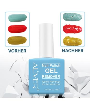 P-Beauty Cosmetic Accessories P-Beauty Acetone-Free Nail Polish Remover | Professional 3-Minute Nail Polish Remover | Remover for Gel Shellac and UV Polish | Nail Polish Remover | Fast Removal - Buy Online on GoSupps.com
