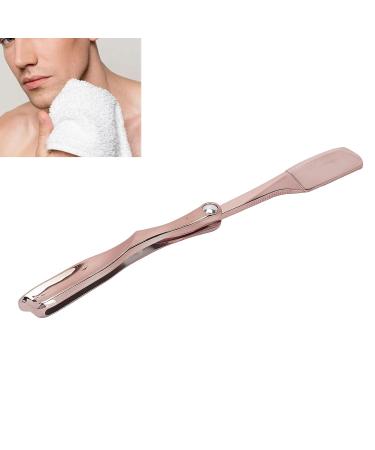 Men's Rose Gold Rasier Knife with Blade Holder | Professional Hairdresser Tool | Premium Quality Grooming for Men | Time-Saving & Versatile - Buy Online on GoSupps.com