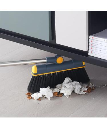 Broom and Dustpan Set - Sweeping Floor and Dustpan with Long Handle | Household Cleaning Accessories for Kitchen Living Room Bedroom Balcony Study Laundry Garage - Buy Online on GoSupps.com