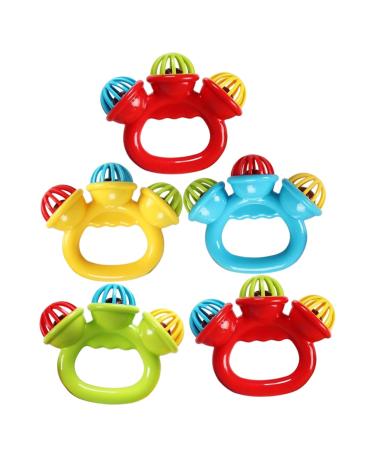 Abaodam 20 STK Hand Bell Toy for Toddlers | Soft Bite Soothing Toy | Safe & Fun Hand Crank Bell - Buy Online on GoSupps.com