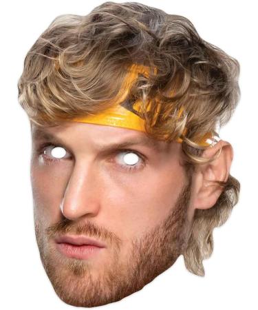 SM424 Logan Paul Cardboard Flat Face Mask - Buy Online on GoSupps.com