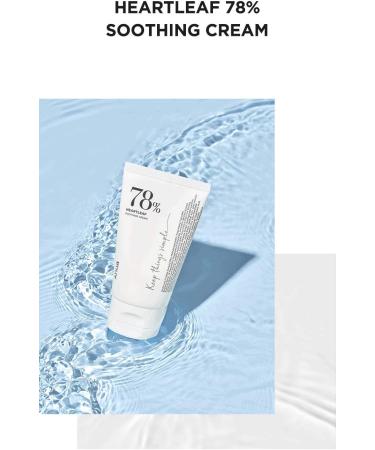 Anua Heartleaf 78% Soothing Cream 100ml / 3.38 fl.oz. I moisturizing soothing the skin panthenol ceramide moisture barrier - Buy Online on GoSupps.com