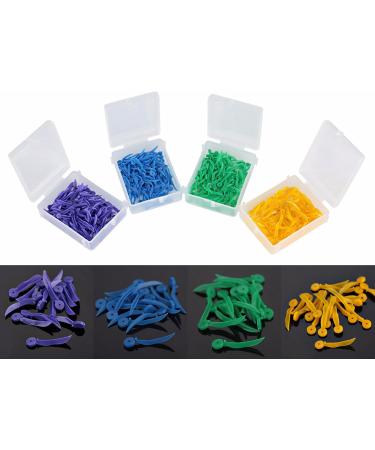 Buy Windplusya Dental Plastic Wedges - Colorful Disposable Fixation Wedge with Hole | 4 Boxes - International Shipping Available - Buy Online on GoSupps.com