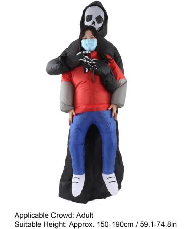 Buy Ghost Inflatable Costume for Adults - Creepy Spirit Funny Waterproof Halloween Party Cosplay Props - Buy Online on GoSupps.com