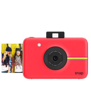 Zink Polaroid Snap Instant Digital Camera (Red) with ZINK Zero Ink Printing Technology Red Camera - Buy Online on GoSupps.com